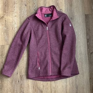 Spyder Zip Up Sweater size Large